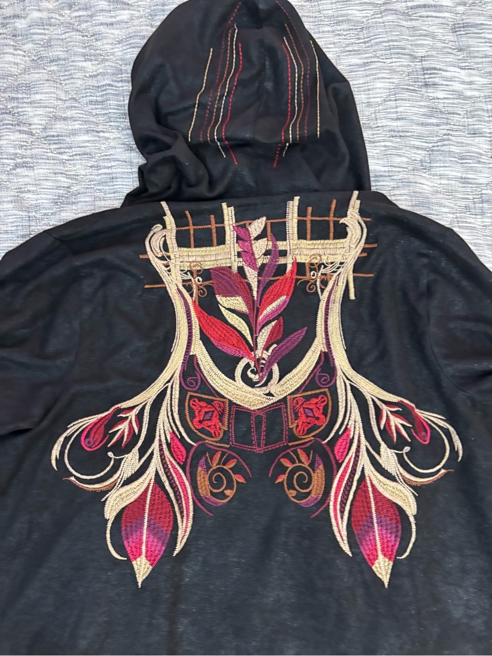 NWT Johnny Was Biya Metallic Duster Sz Large | Johnny Was Women Top - - Picture 9 of 10